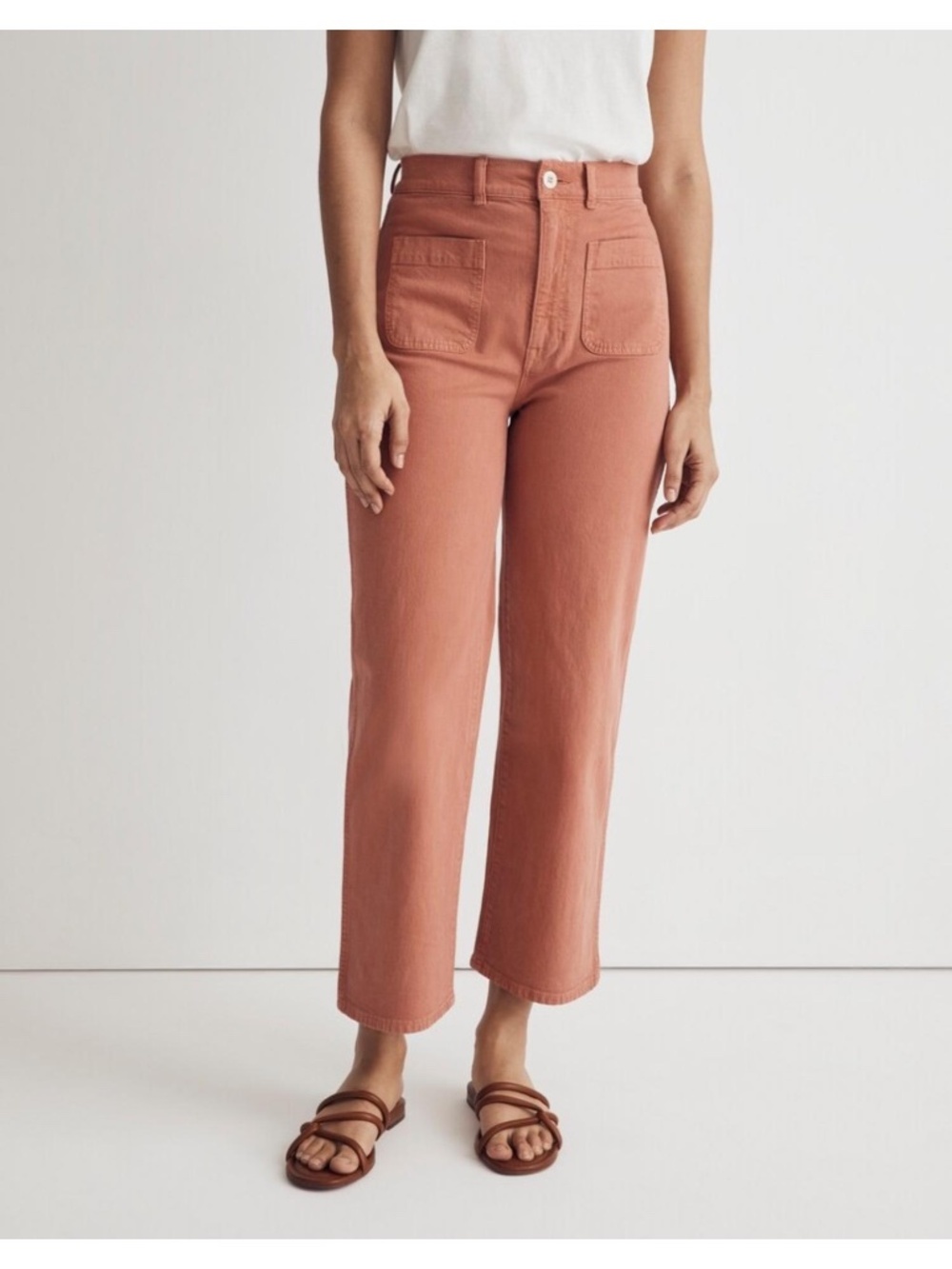 Madewell Emmett 2.0 Wide-Leg Crop Pants
